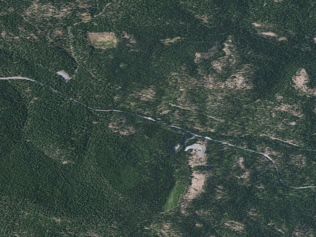 Aerial image of Oregon Campground