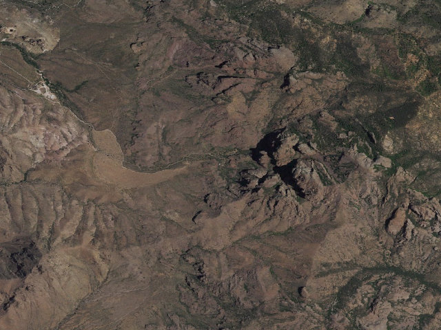 Aerial image of Organ Mountains-Desert Peaks National Monument