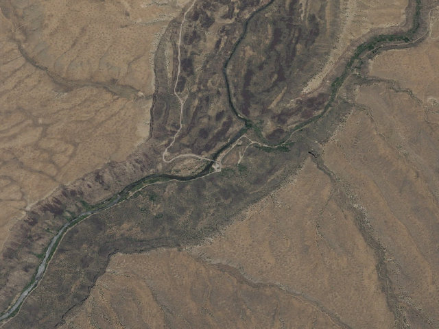 Aerial image of Orilla Verde Recreation Area