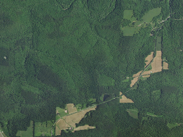 Aerial image of Oriole Roadside Dispersed Campsite 2 (Hoosier NF)