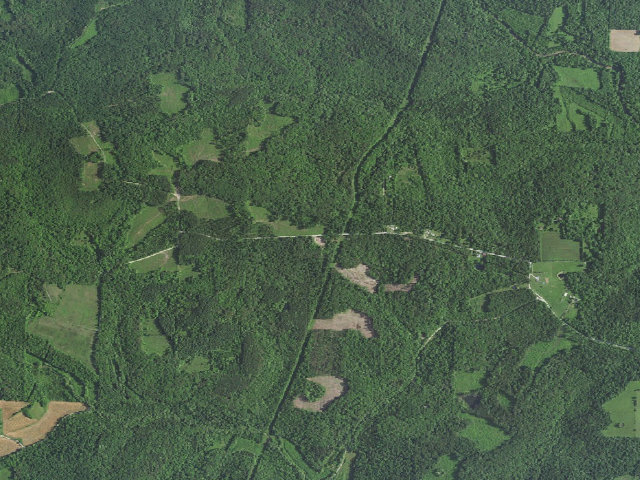 Aerial image of Oriole Roadside Dispersed Campsite 4 (Hoosier NF)