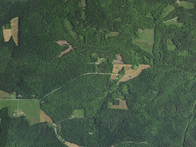 Aerial image of Oriole Roadside Dispersed Campsite 5 (Hoosier NF)