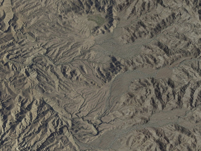 Aerial image of Orocopia Mountains Wilderness