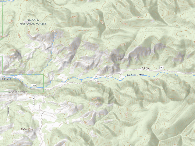 USGS topographic map of Otero County