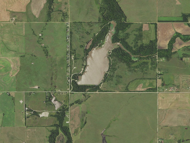 Aerial image of Ottawa State Fishing Lake