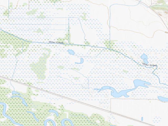 USGS topographic map of Otter Creek Marsh WMA