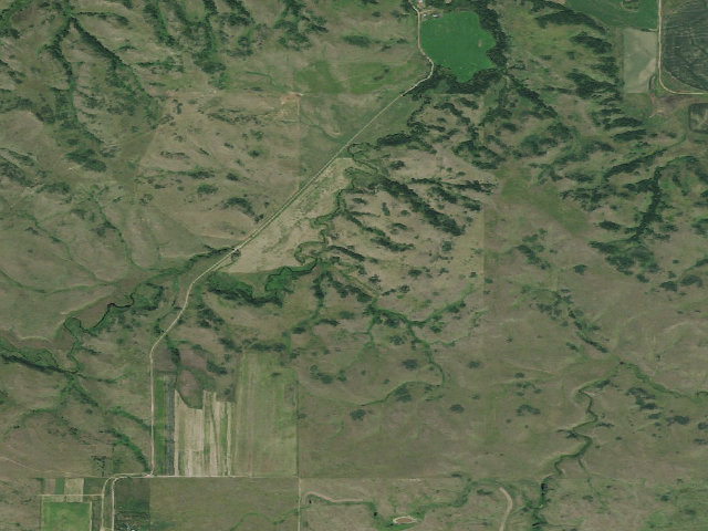Aerial image of Otter Creek WMA (Grant County)