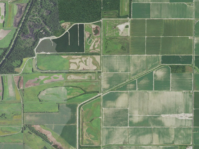 Aerial image of Otter Slough Conservation Area