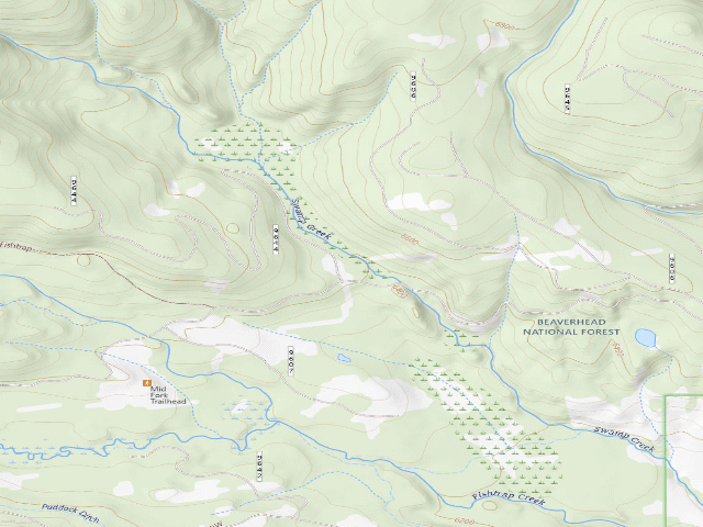 USGS topographic map of Outhouse