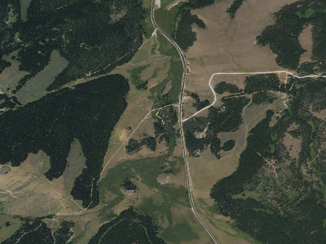 Aerial image of Owen Creek