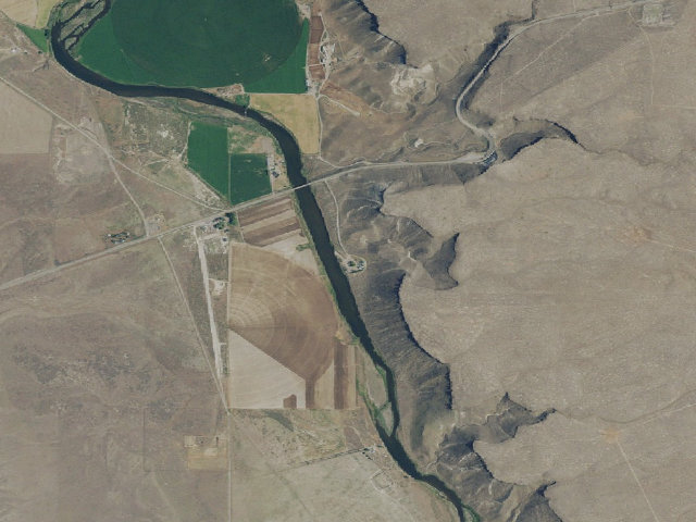 Aerial image of Owyhee Wild & Scenic River