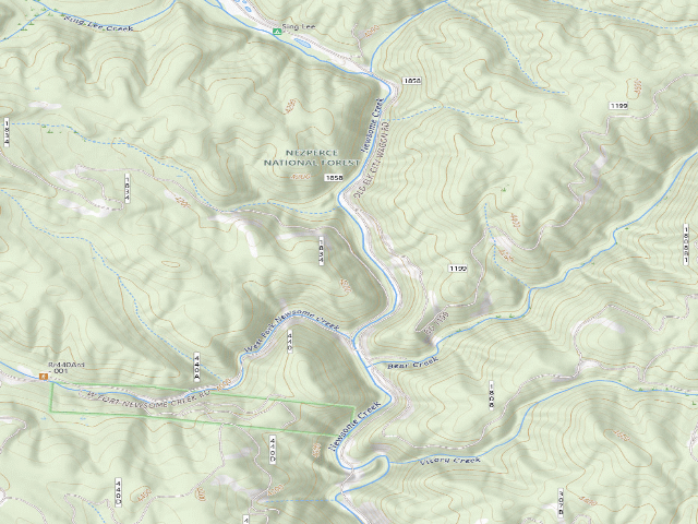 USGS topographic map of Ox Bow