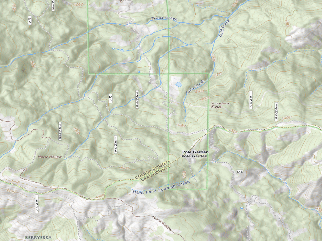 USGS topographic map of Pacific Ridge Camp
