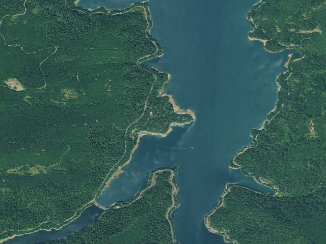 Aerial image of Packard Campground