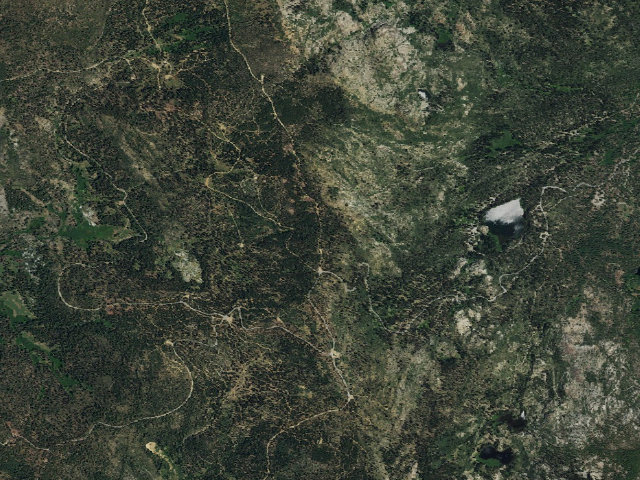 Aerial image of Packer Saddle