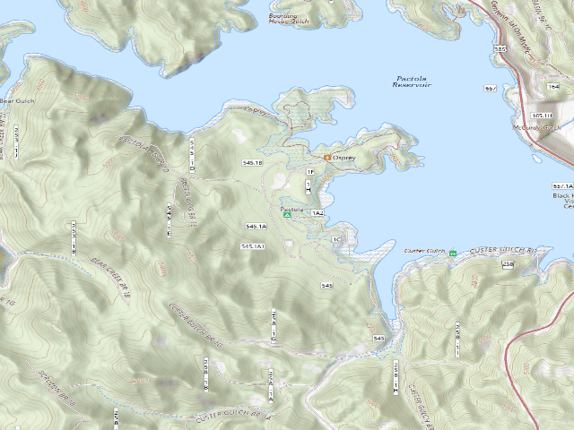 USGS topographic map of Pactola