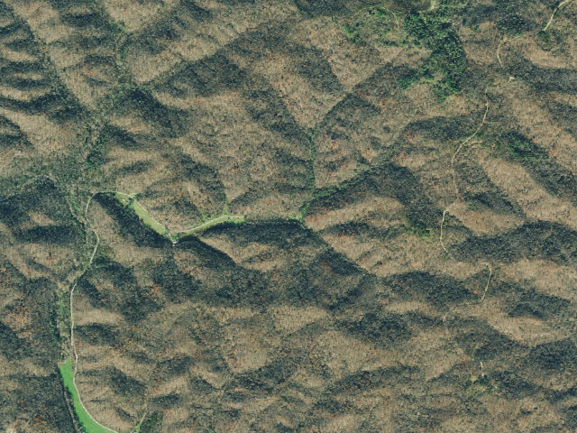 Aerial image of Paddle Creek Horse Campground