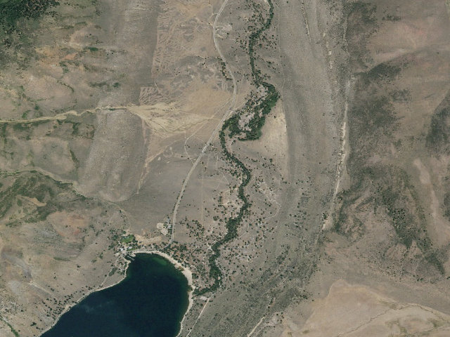 Aerial image of Paha Campground