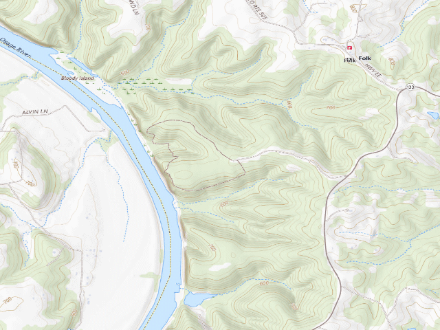 USGS topographic map of Painted Rock Conservation Area