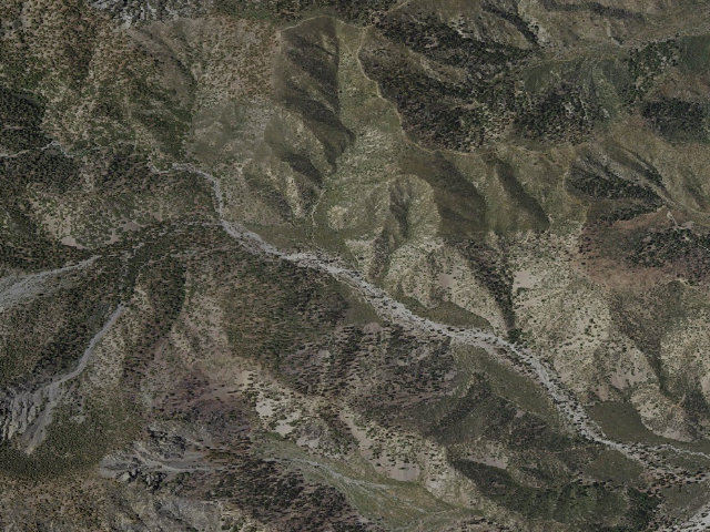 Aerial image of Paiute Canyon Yellow Post Sites