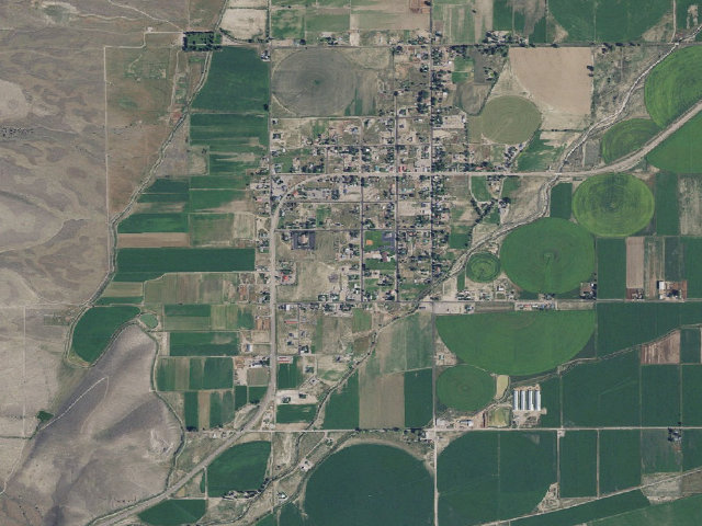 Aerial image of Paiute Trail