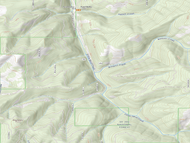 USGS topographic map of Pal1442Rd-001
