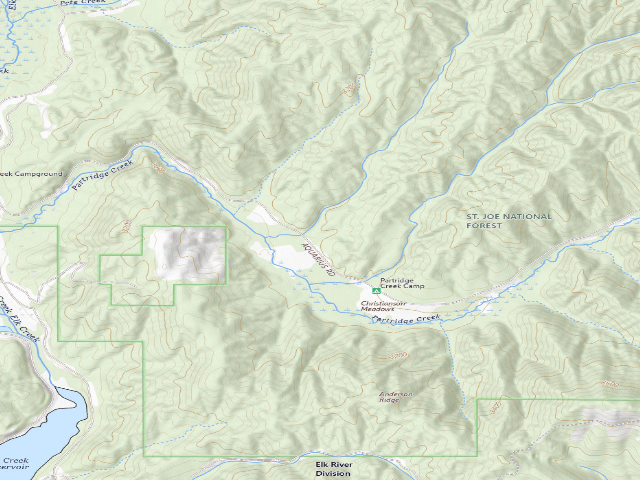 USGS topographic map of Pal1705Rd-003A