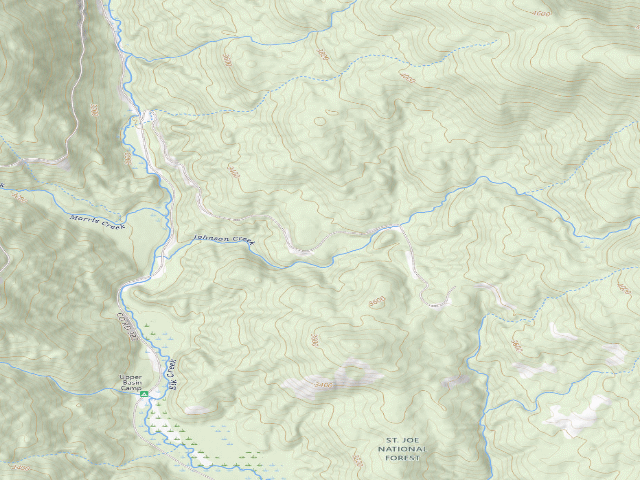USGS topographic map of Pal3805Rd-001