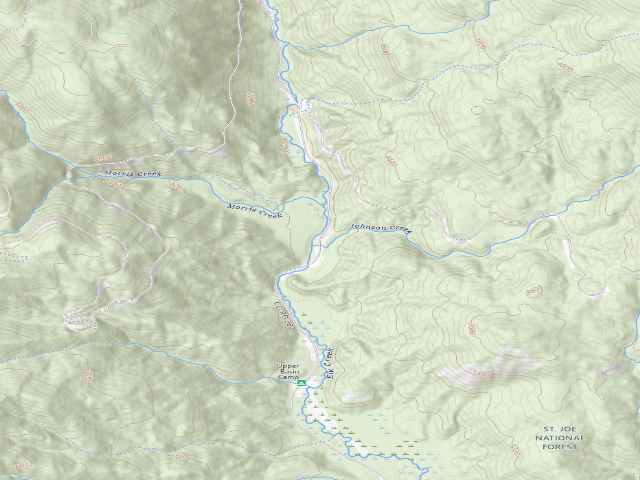 USGS topographic map of Pal382Rd-018.1