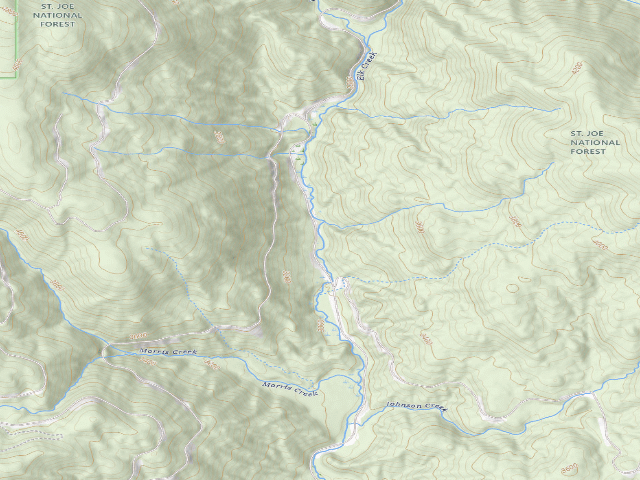 USGS topographic map of Pal382Rd-018.2