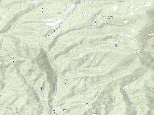 USGS topographic map of Pal4710Rd-001