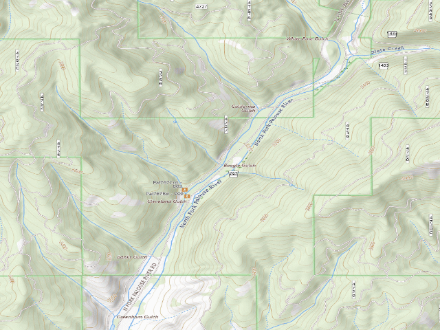 USGS topographic map of Pal767Crd-004