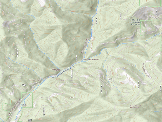 USGS topographic map of Pal767Rd-002