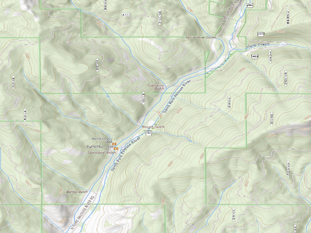 USGS topographic map of Pal767Rd-005