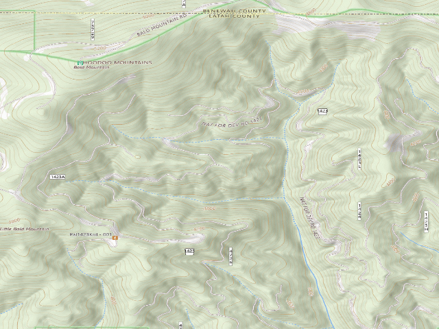 USGS topographic map of Pal820034Rd-001