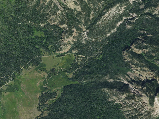 Aerial image of Palisades Horse