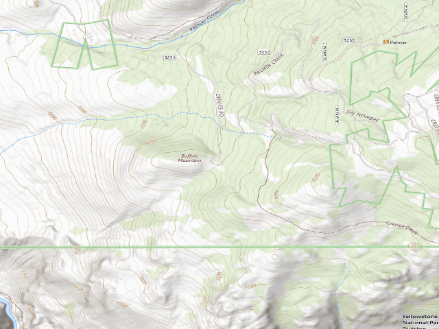 USGS topographic map of Palmer Mtn Road-007