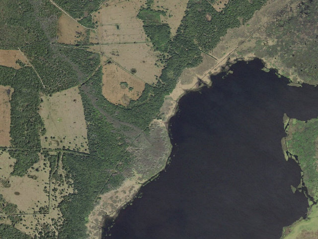 Aerial image of Palms Camp (River Lakes Conservation Area)