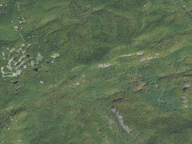 Aerial image of Panthertown Shelter