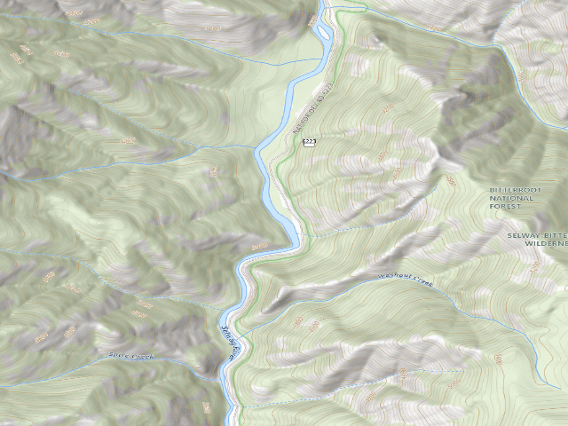 USGS topographic map of Paradise-004