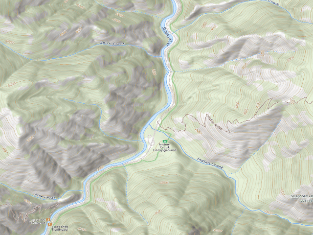 USGS topographic map of Paradise-005