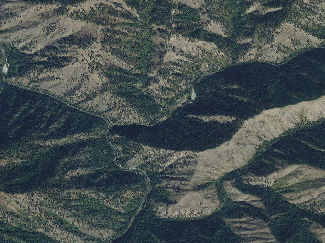 Aerial image of Paradise Campground