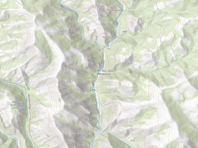 USGS topographic map of Paradise