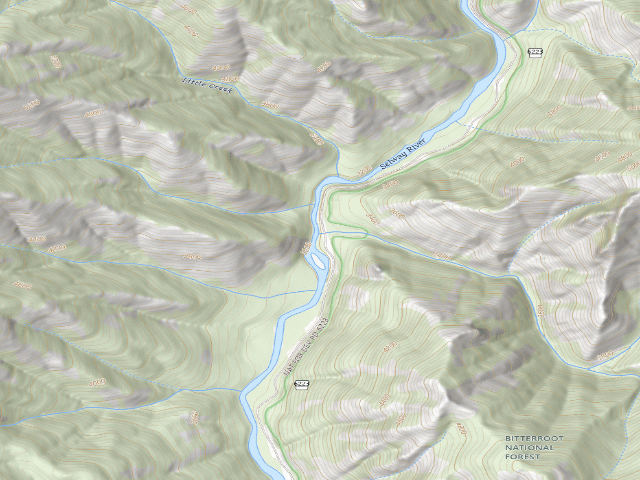 USGS topographic map of Paradise