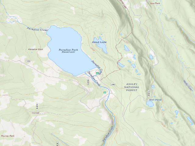 USGS topographic map of Paradise Park