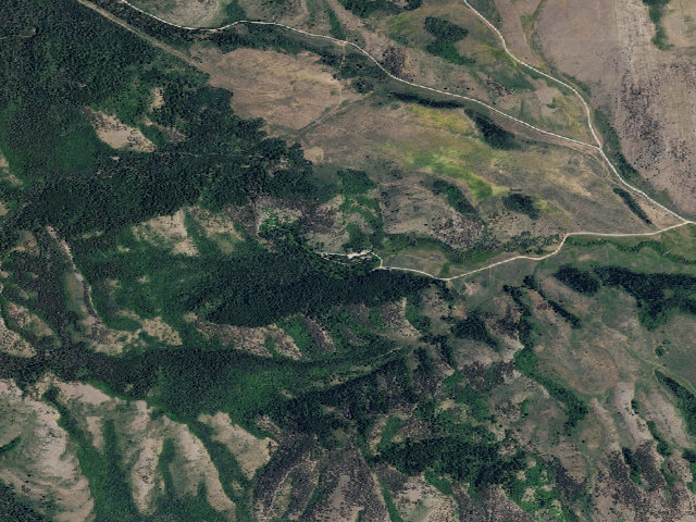 Aerial image of Paris Springs Campground