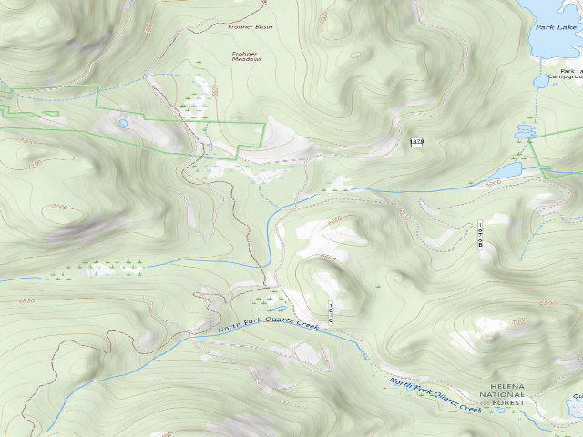 USGS topographic map of Park Lake Rd 1878 001