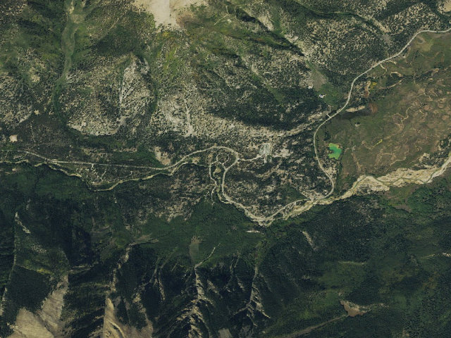 Aerial image of Parry Peak