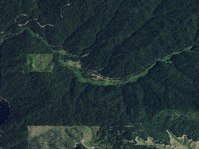 Aerial image of Partridge Creek Camp