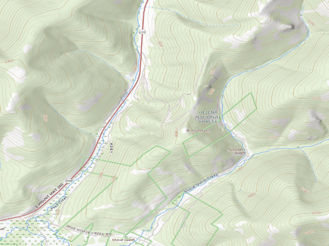USGS topographic map of Pass Crk-Rd 4083-005
